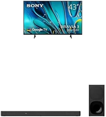 Sony 43" BRAVIA 3 4K HDR LED Google TV (2024)