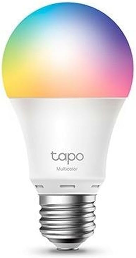Tapo TP-Link Wi-Fi Light Bulb, Multicolour, E27, 60W Equivalent, Preset, Schedule & Timer, Sunrise and Sunset Modes, Voice & APP Control, Away Mode, No Hub Required (Tapo L530E)