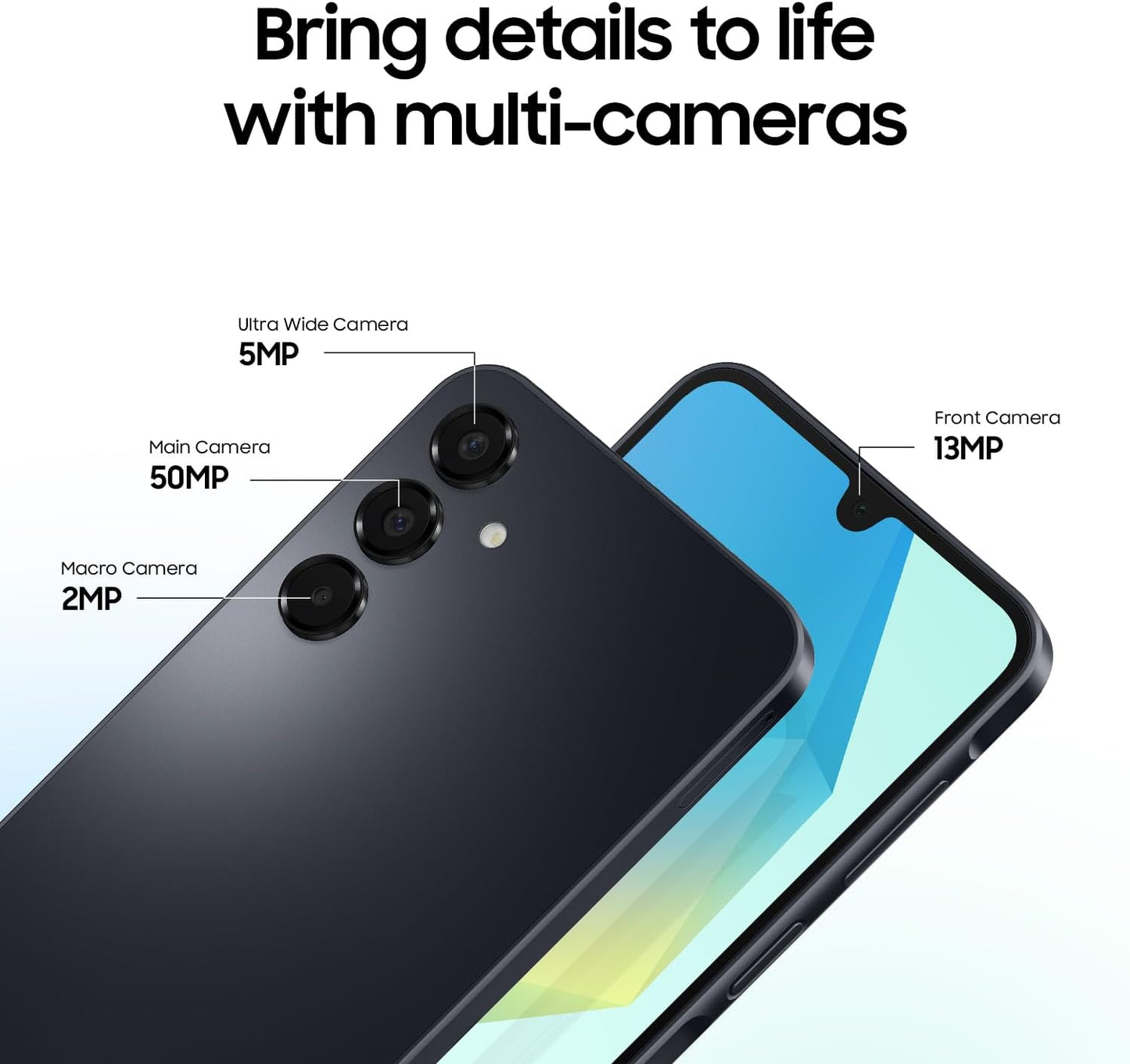 Samsung Galaxy A16 [AU Version] 4G A Series Mobile Phone, 128GB Storage, 6.7'' Display, Strong Durability, Slim Design, Super Fast Charging, Black