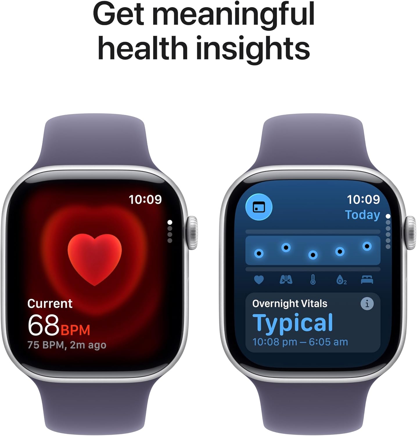 Apple Watch Series 11 GPS 42mm Rose Gold Aluminium Case with Light Blush Sport Band - S/M