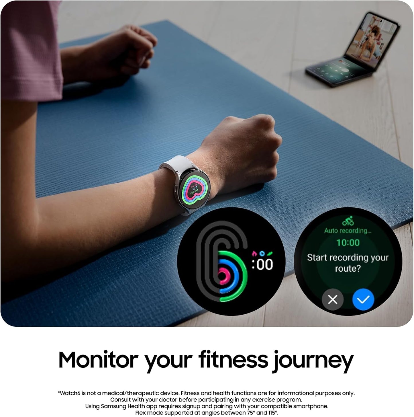 Samsung Galaxy Watch6 44mm LTE - Graphite (Renewed)