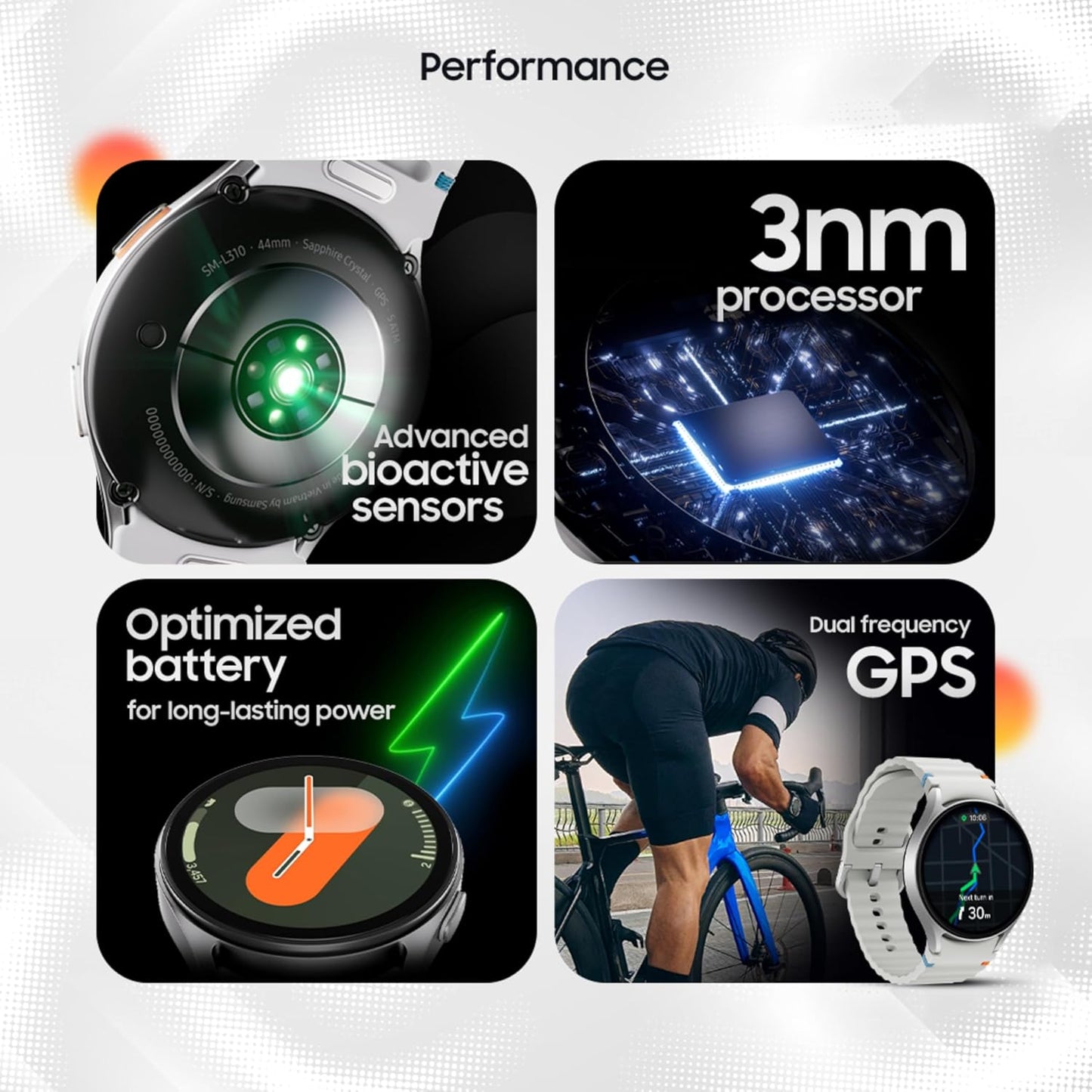 Samsung Galaxy Watch7 with Galaxy AI, BT Calling, Track Your Energy Score, Advanced Bio-Active Sensors, 40mm (Cream, Bluetooth)