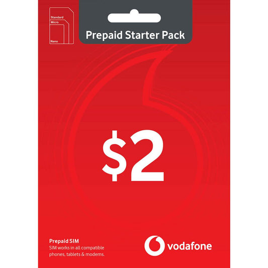 Vodafone $2 Prepaid Eco-SIM